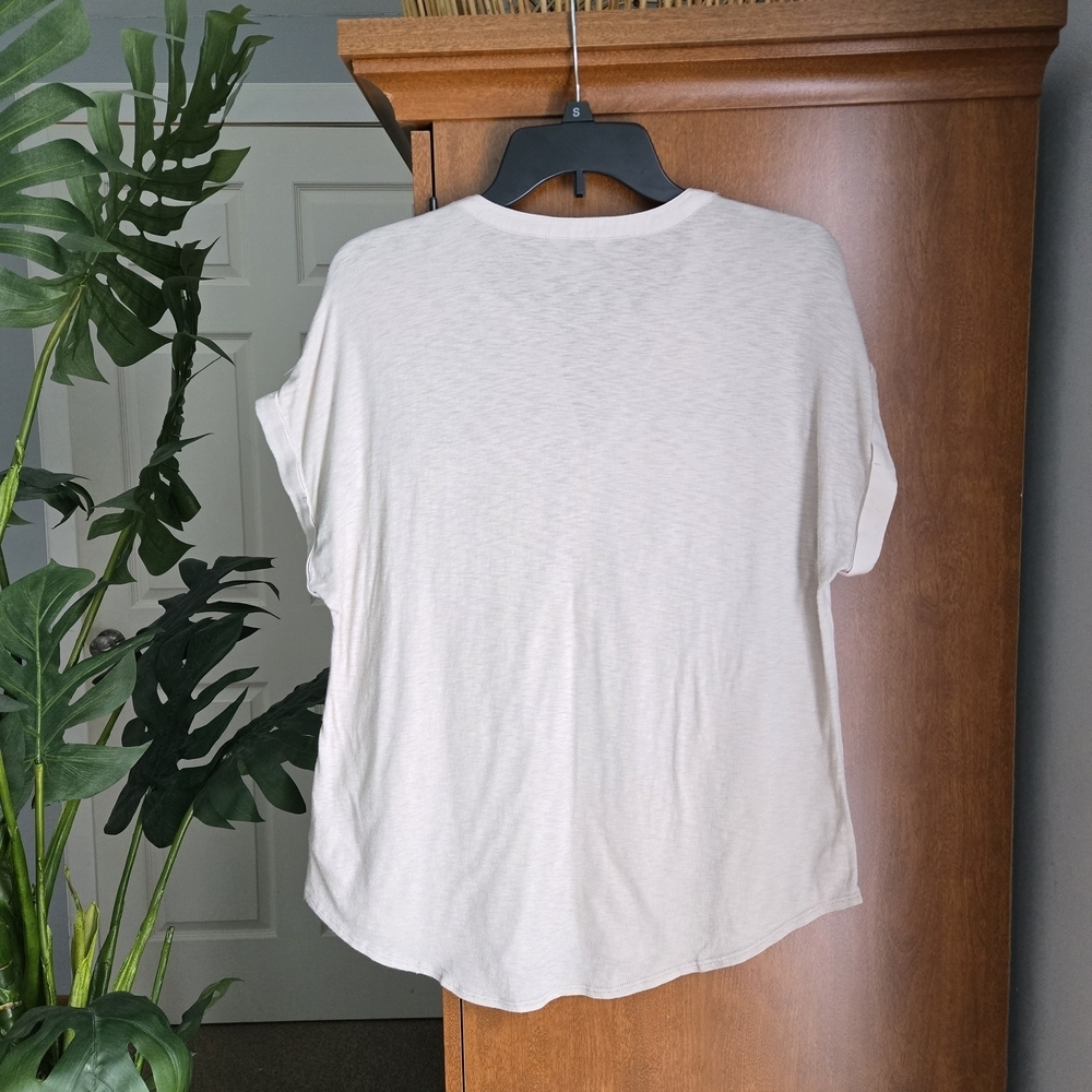 Lucky Brand Light Beige Button-Down Shirt - Picture 2 of 7